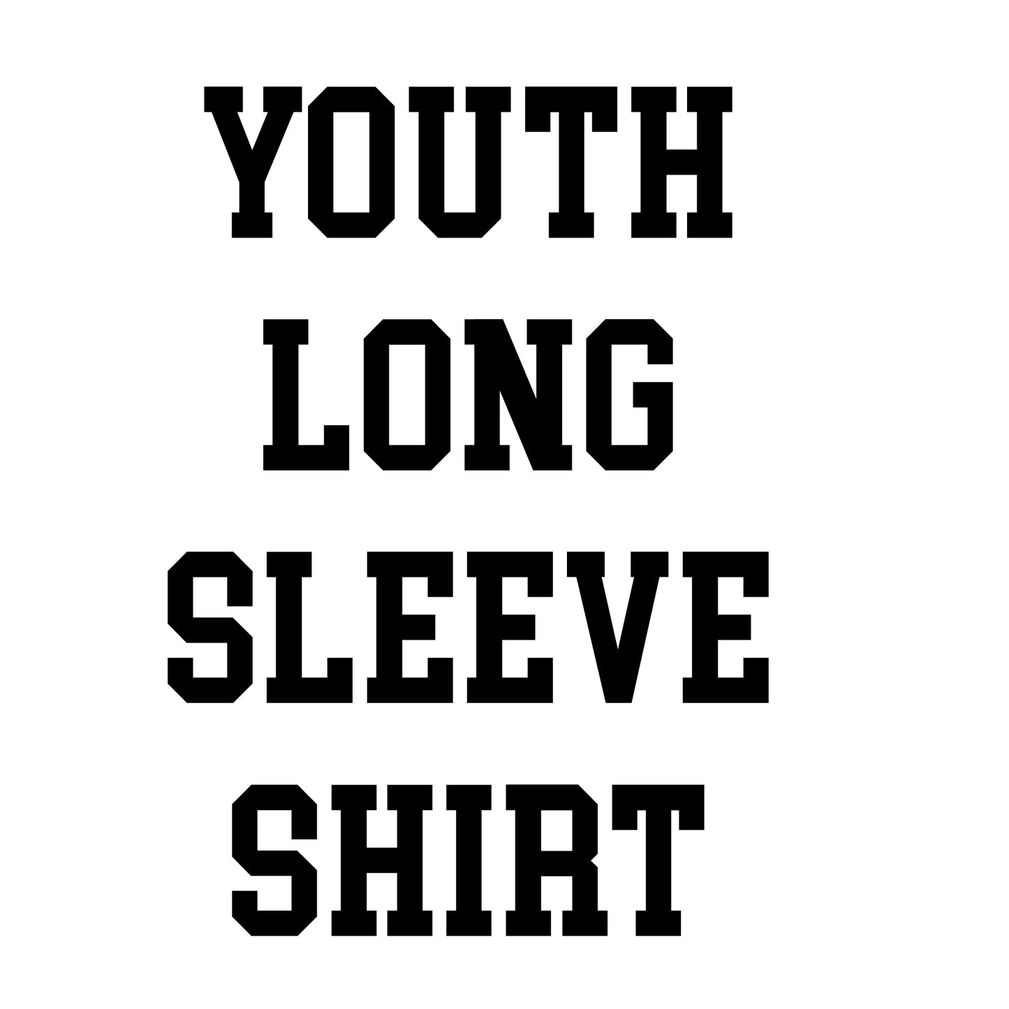 Youth Long Sleeve Shirt