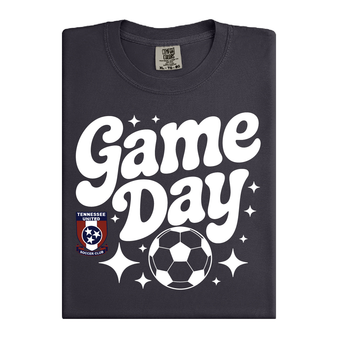TENNESSEE UNITED SOCCER CLUB – Retro “Game Day” Comfort Colors Tee