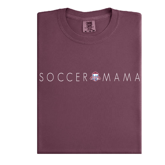 Clarksville Soccer Club “Soccer Mama” Comfort Colors Tee
